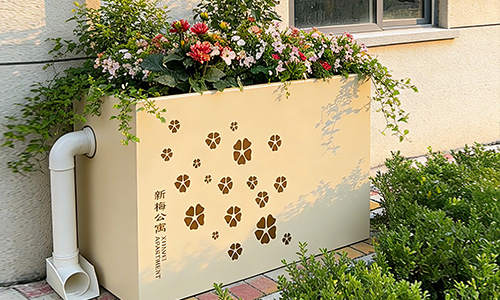 海绵城市雨水花箱：生态与景观共生的雨水循环解决方案