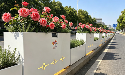 自带发电 buff 的网红花箱：市政亮化工程，原来可以这么省心